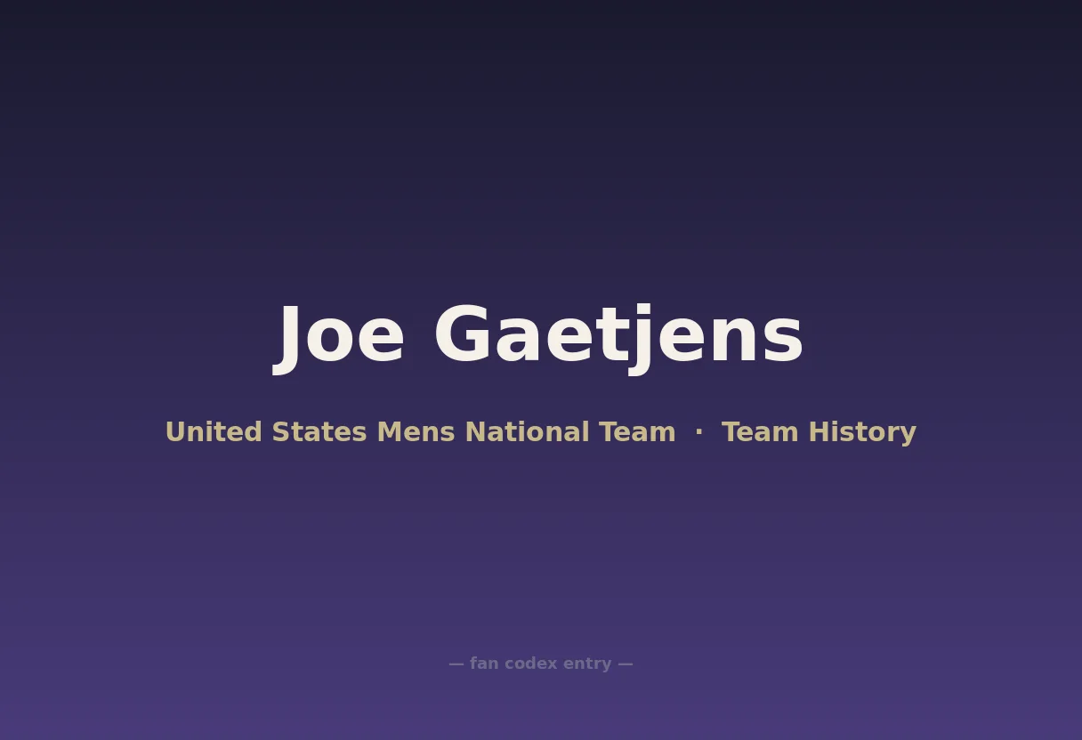 Joe Gaetjens