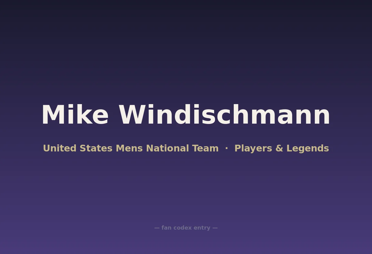 Mike Windischmann