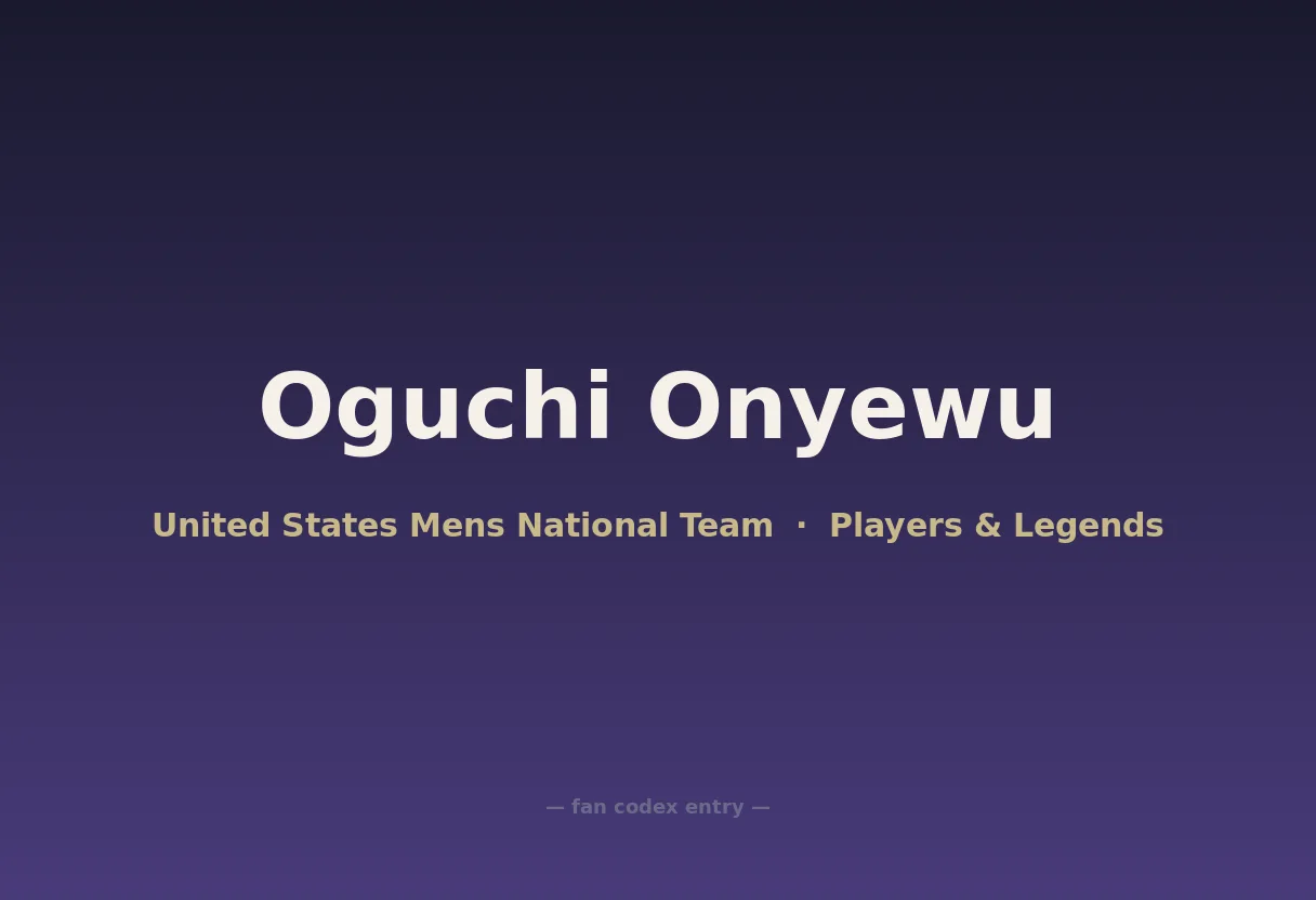 Oguchi Onyewu