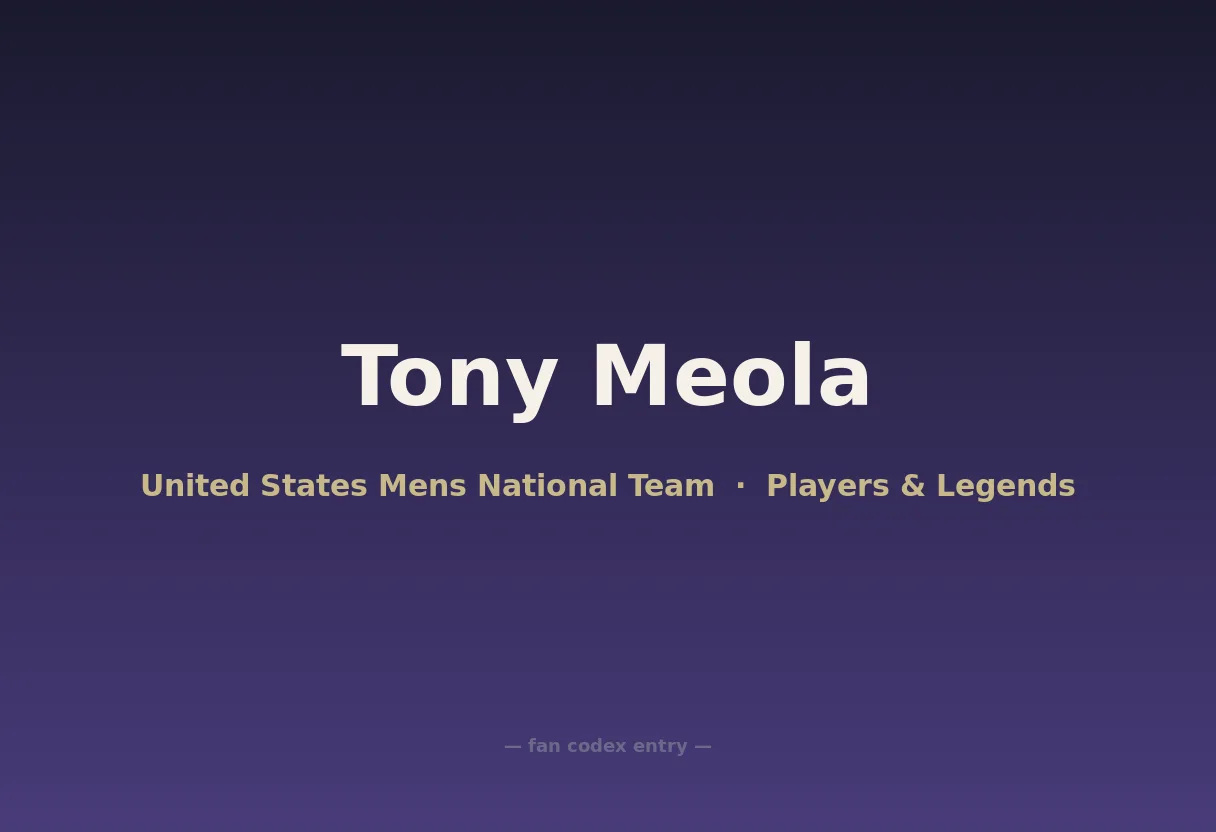 Tony Meola