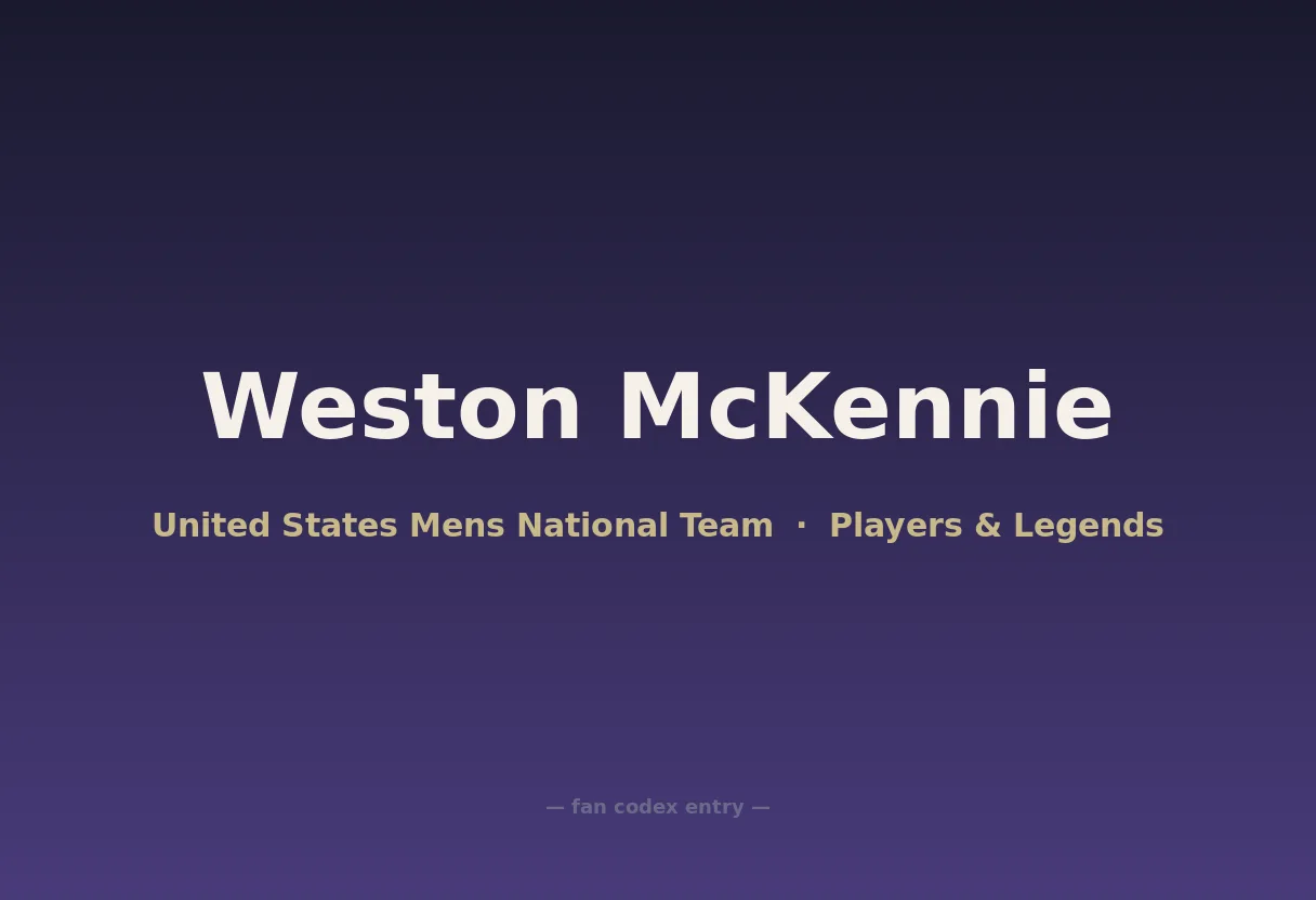 Weston McKennie