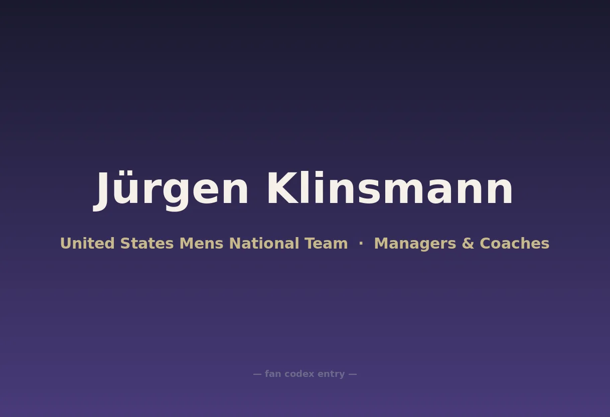 Jürgen Klinsmann