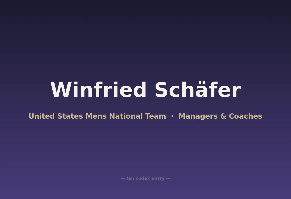 Winfried Schäfer