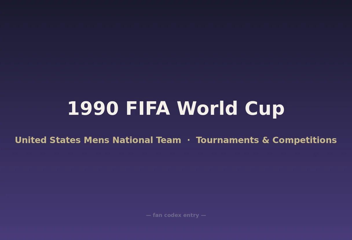 1990 FIFA World Cup
