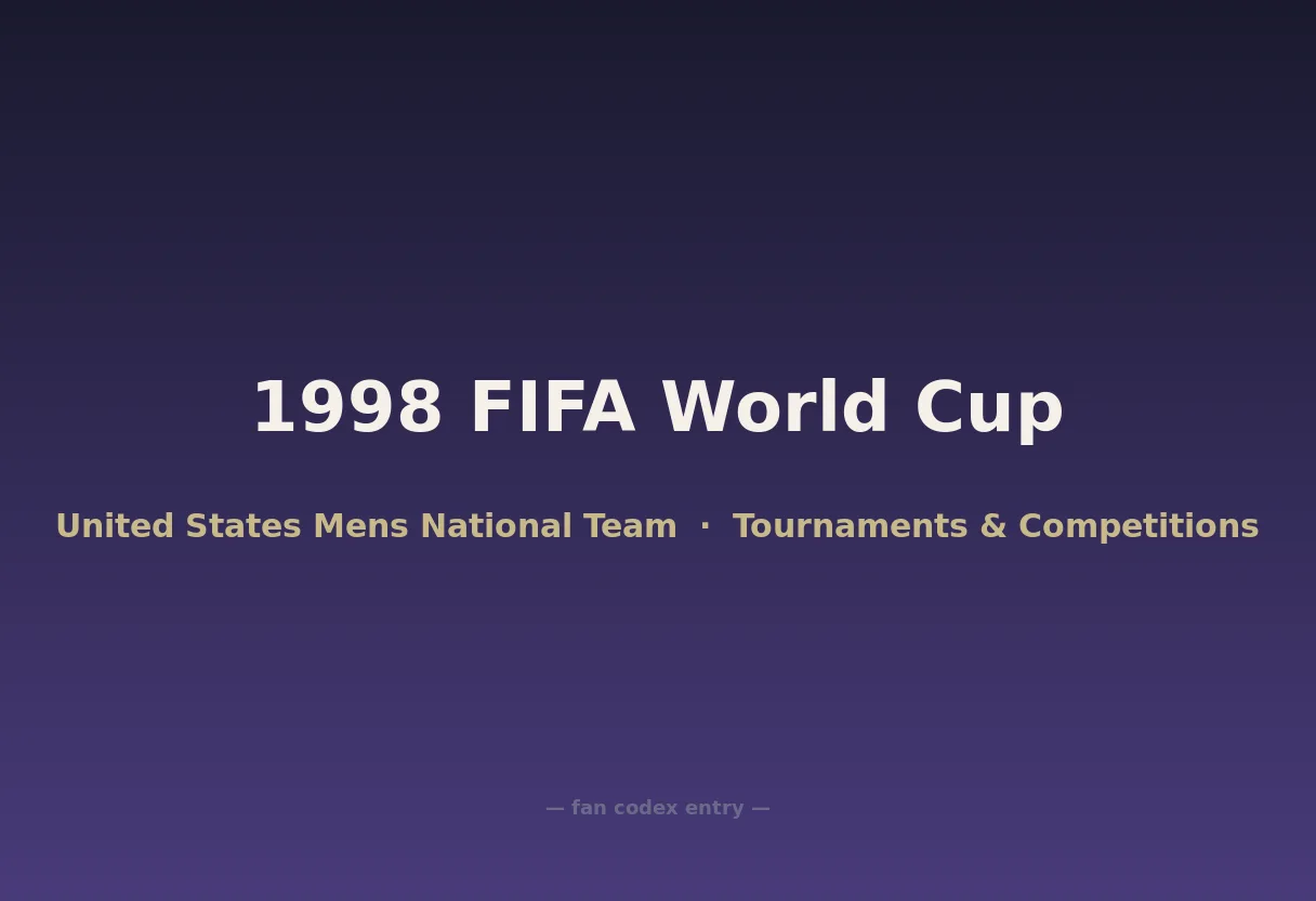 1998 FIFA World Cup