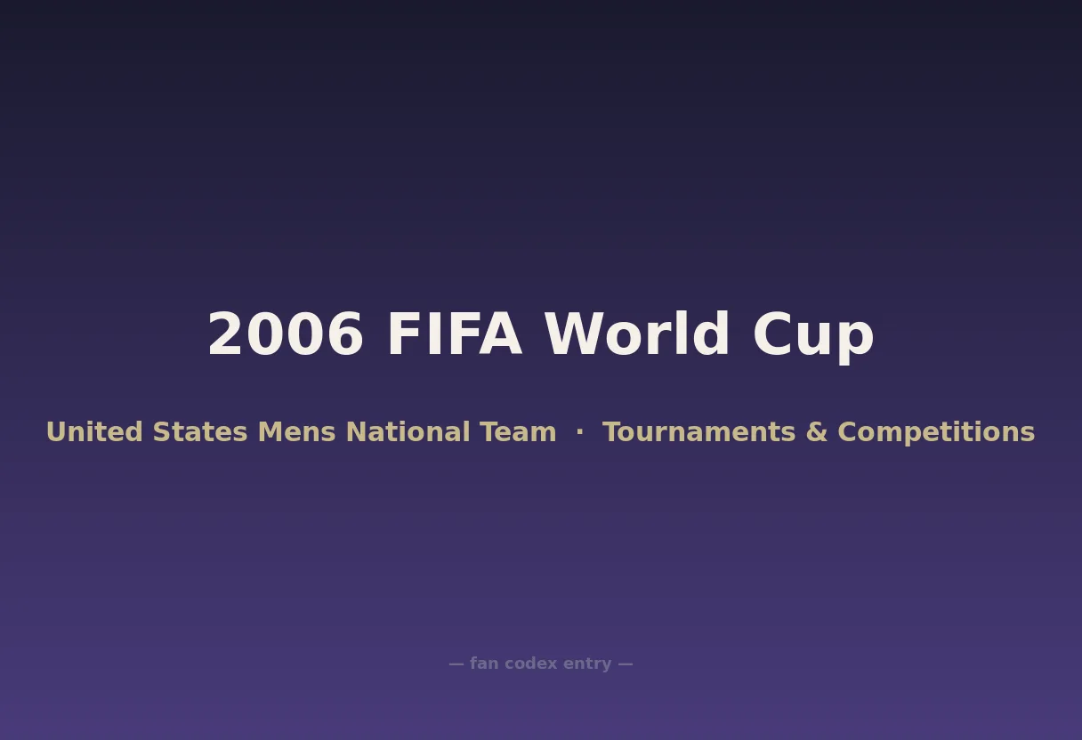 2006 FIFA World Cup