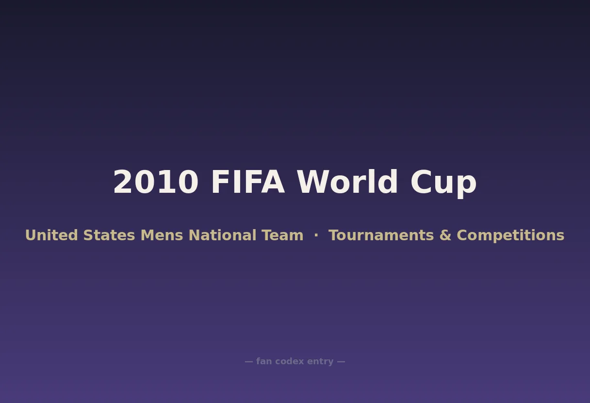 2010 FIFA World Cup